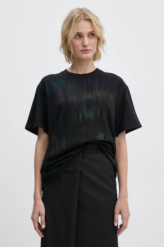 

Хлопковая футболка Mm6 Maison Margiela, черный