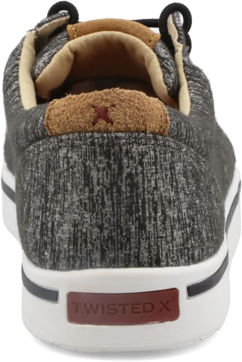 Мужские лоферы Twisted X Zero-X Chukka Driving Moc - кожаные лоферы с ручной обработкой натуральной кожи, темно-серый — фото 2