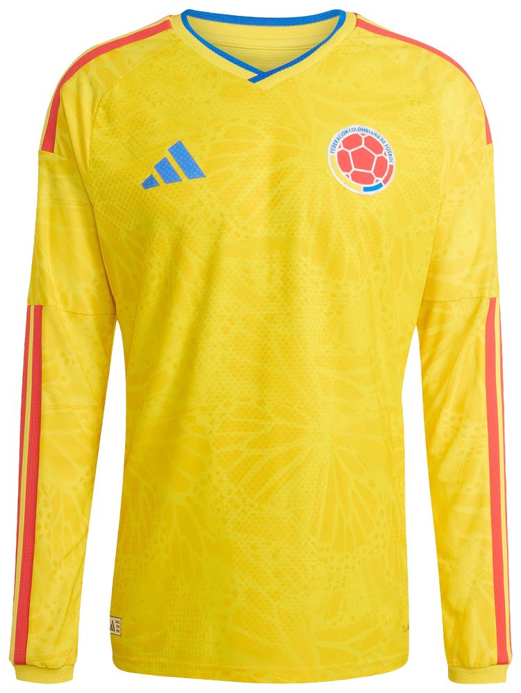 

Домашняя футболка Adidas Colombia 26 с длинными рукавами, желтый