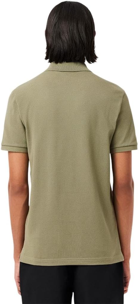 Lacoste мужская приталенная короткая рукав поло L12.12, Khaki — фото 3