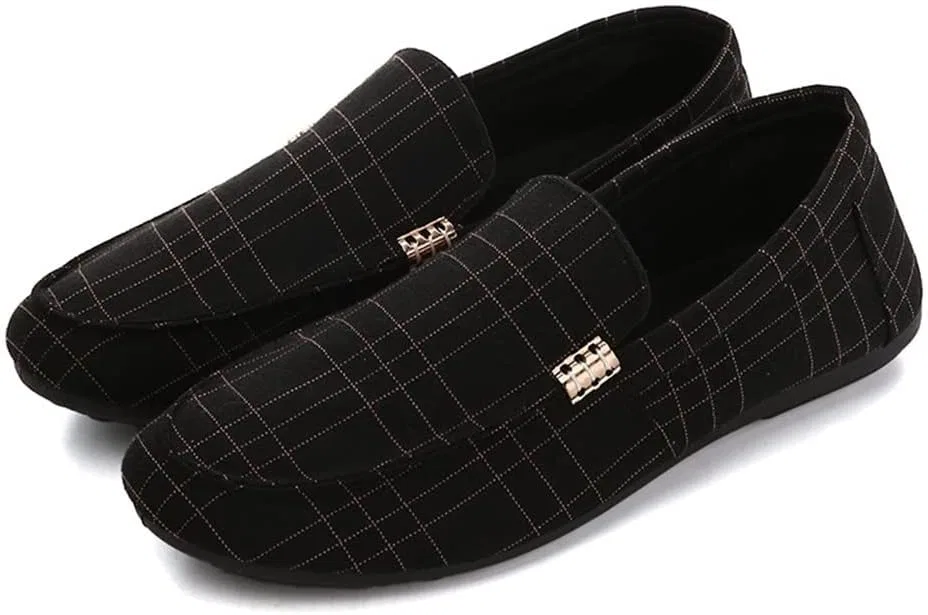 Лоферы полосатые, Mens, Black SayfuR — фото 4