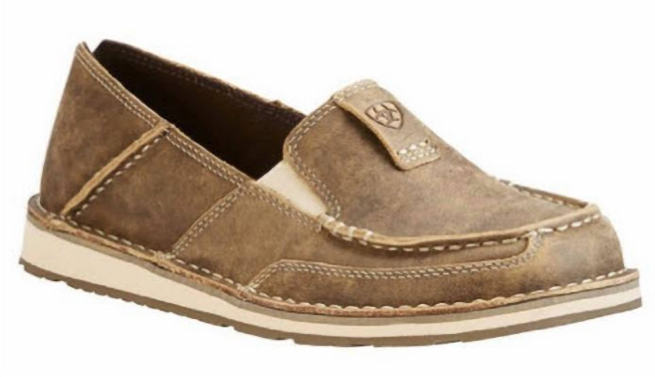 Женские слипоны Bomber в коричневом цвете ARIAT