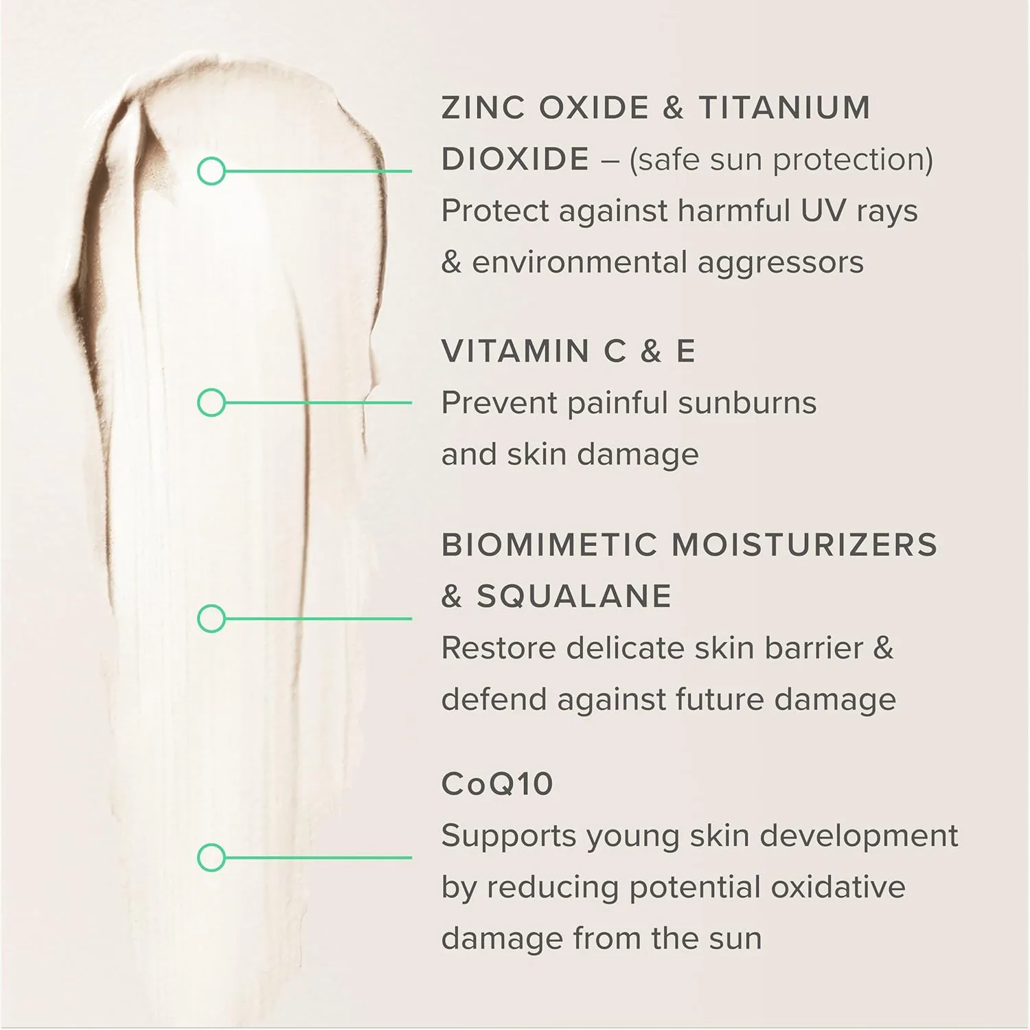 Набор MDSolarSciences Mineral KidStick SPF 40 и KidCrème SPF 50, нежирный водостойкий солнцезащитный крем для чувствительной кожи — фото 4