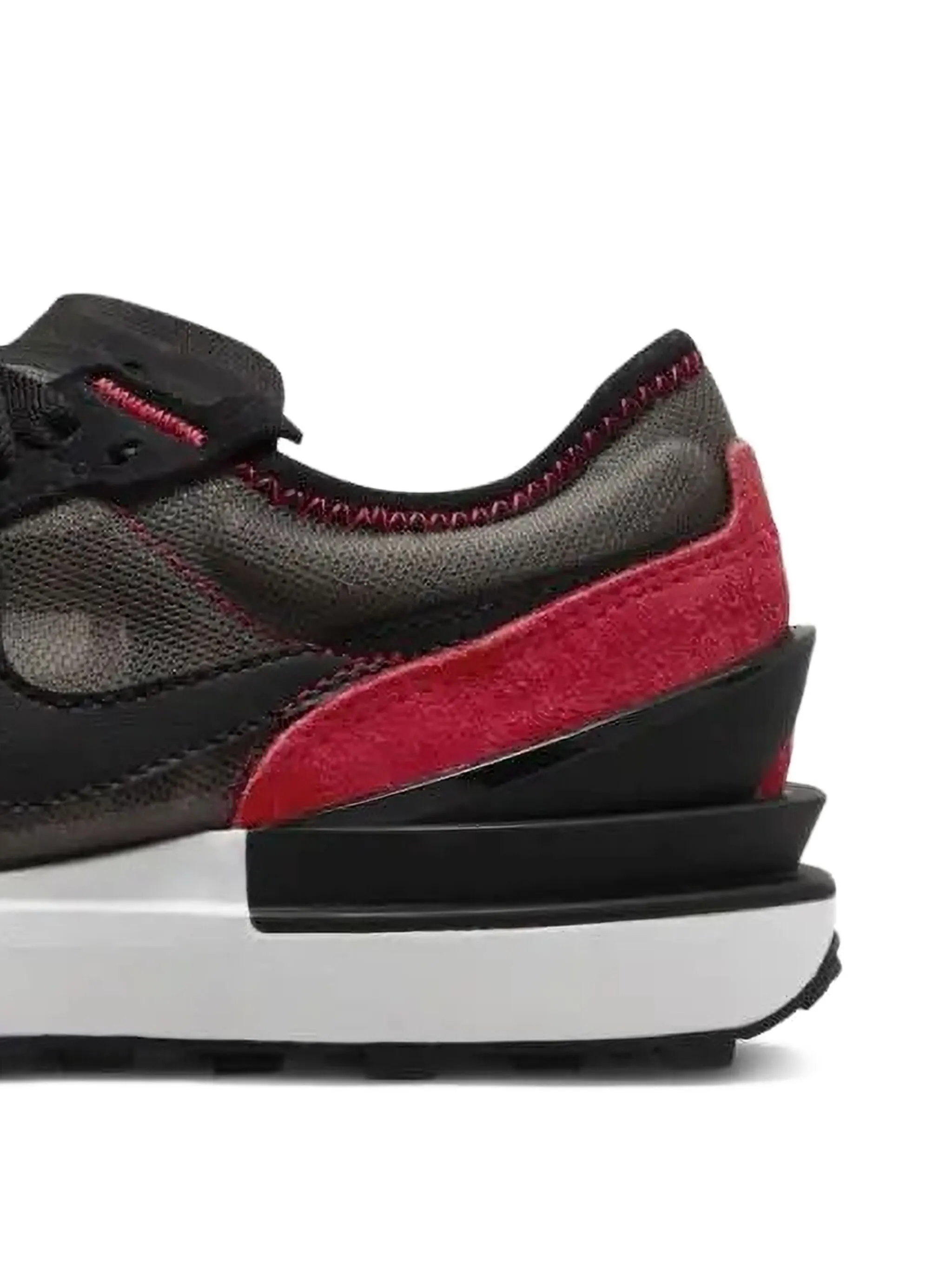 Кроссовки Waffle One Flat Pewter/Siren Nike Kids, черный — фото 2