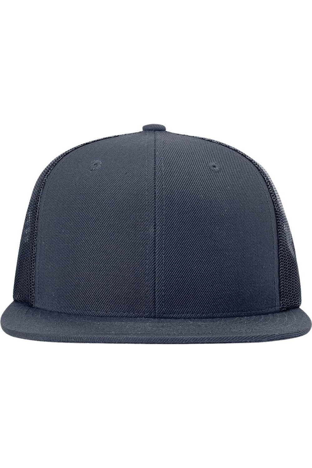 

Кепка дальнобойщика Richardson Wool Blend Flat Bill, цвет navy/ navy