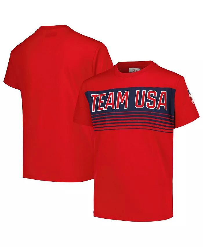 

Футболка Big Boys and Girls Red Team USA Bold Stripes Outerstuff