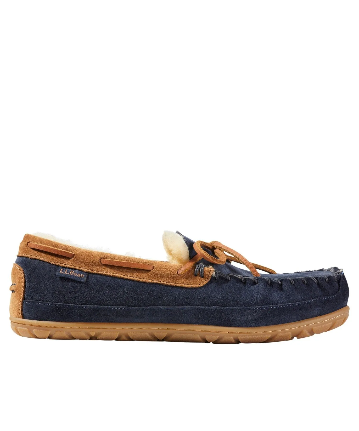 Отличные мокасины-тапочки L.L.Bean, CbnNvy/Sddle