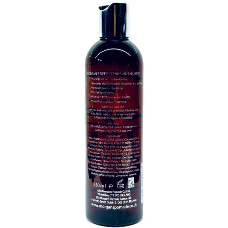 Morgan's - Deep Cleansing Shampoo - Глубоко очищающий шампунь для волос 250 мл — фото 3