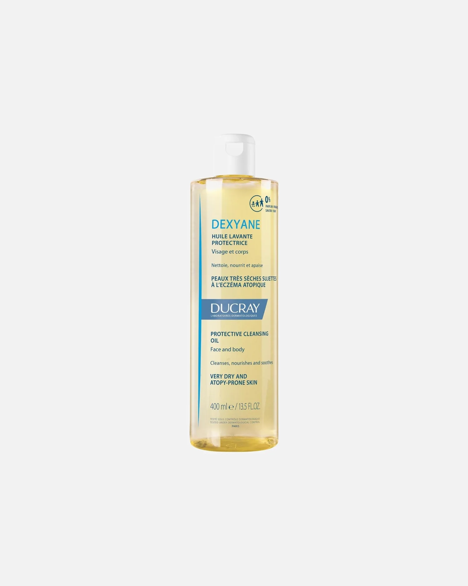 Масло для лица Ducray — Масло для душа Dexyane, 200 мл