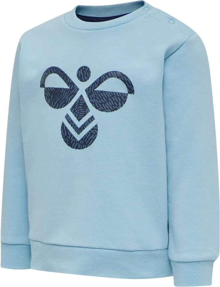 Свитшот детский, хлопковый, Hummel, синий