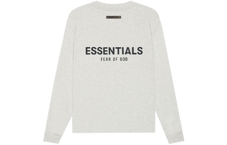 Футболка Fear of God Essentials SS21 Long Sleeve T-Shirt 'Light Heather Oatmeal' FOG-SS21-598, бежевый — фото 2