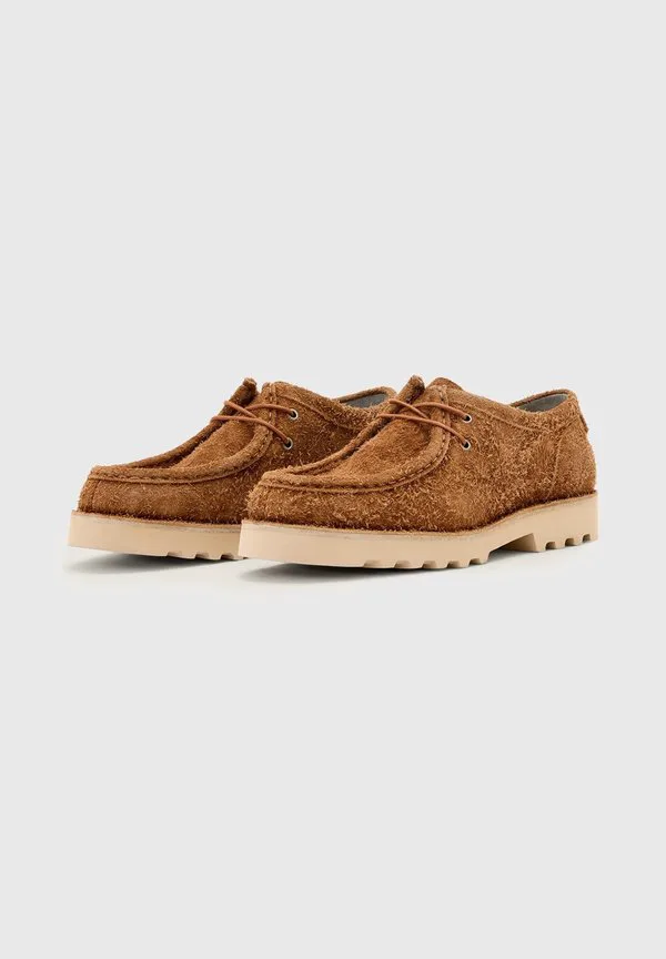 Фартук для лодки, повседневные туфли на шнуровке Allsaints, Brown — фото 2