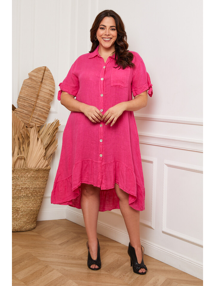 

Платье Plus Size Company Leinen Bosnik, фуксия