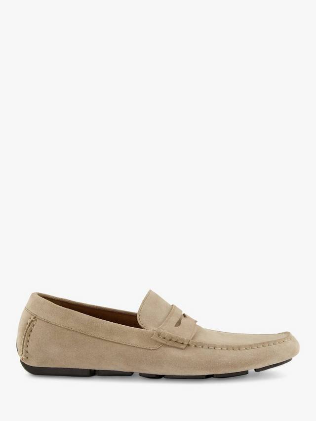 

Лоферы-мокасины из замши bradlay с квадратным носком Dune, цвет Sand-suede
