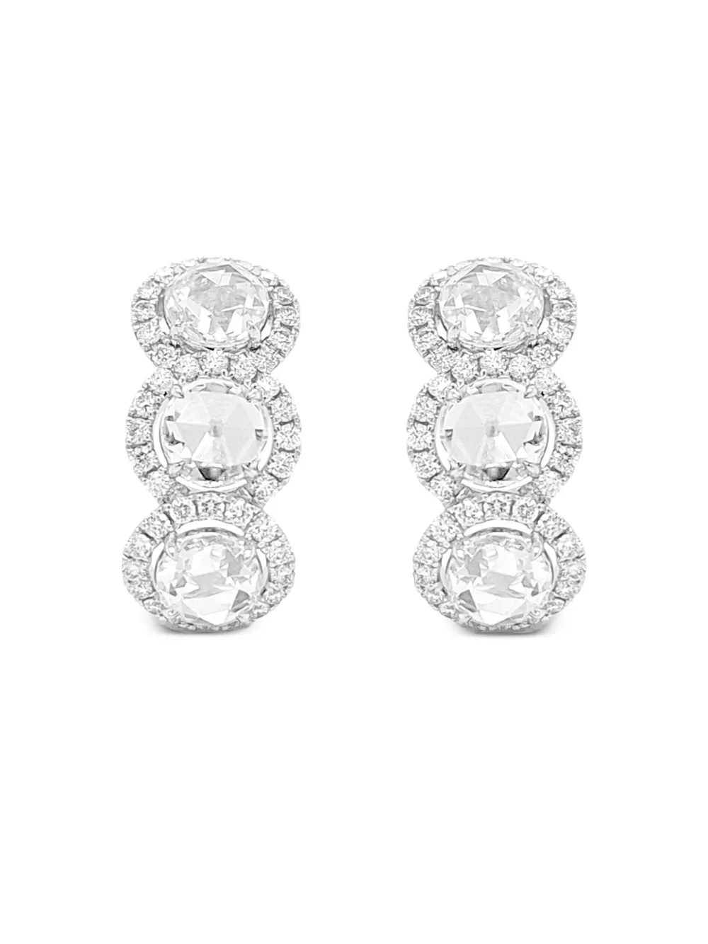 

Серьги Rosecut из белого золота с бриллиантами HYT Jewelry, серебяный