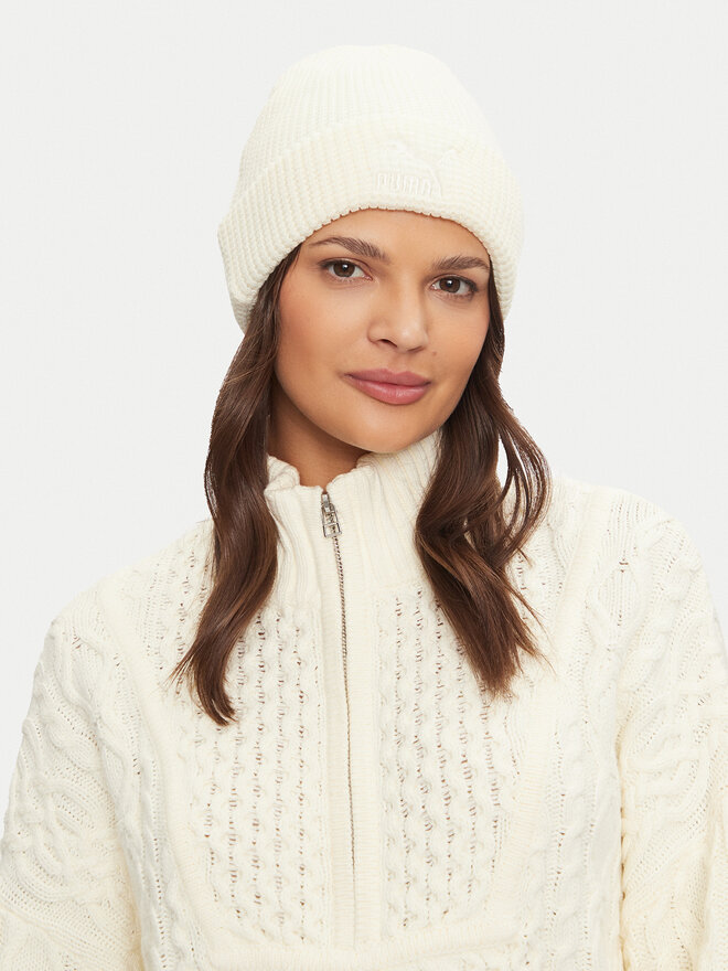 

Зимняя шапка Puma Classics Mid Fit Beanie 025677 02, экрю