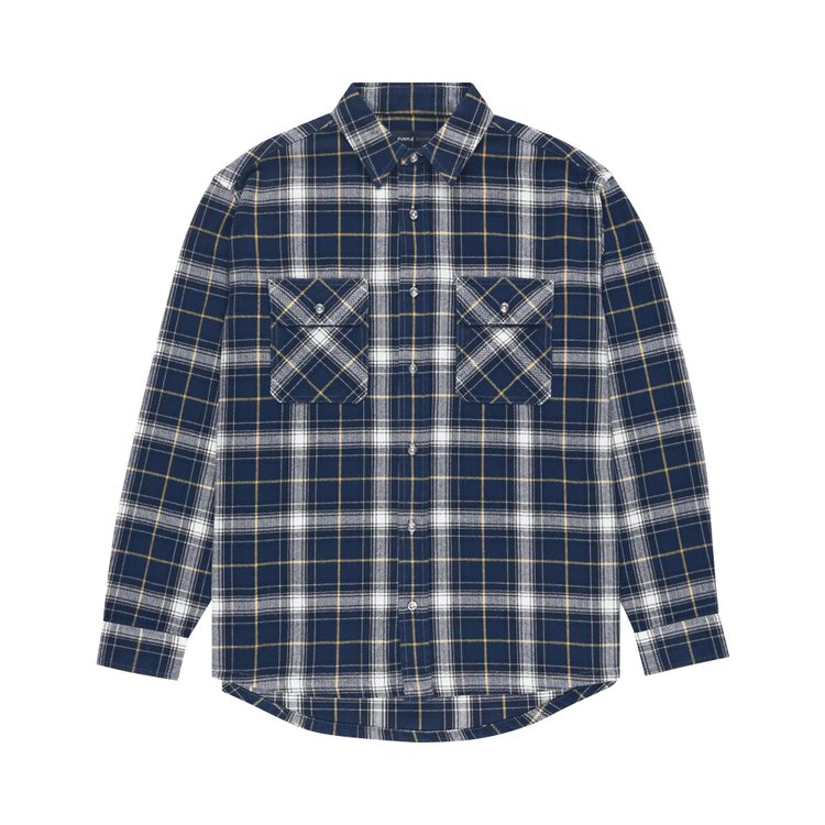 

Рубашка PURPLE BRAND Plaid Flannel 'Black', черный