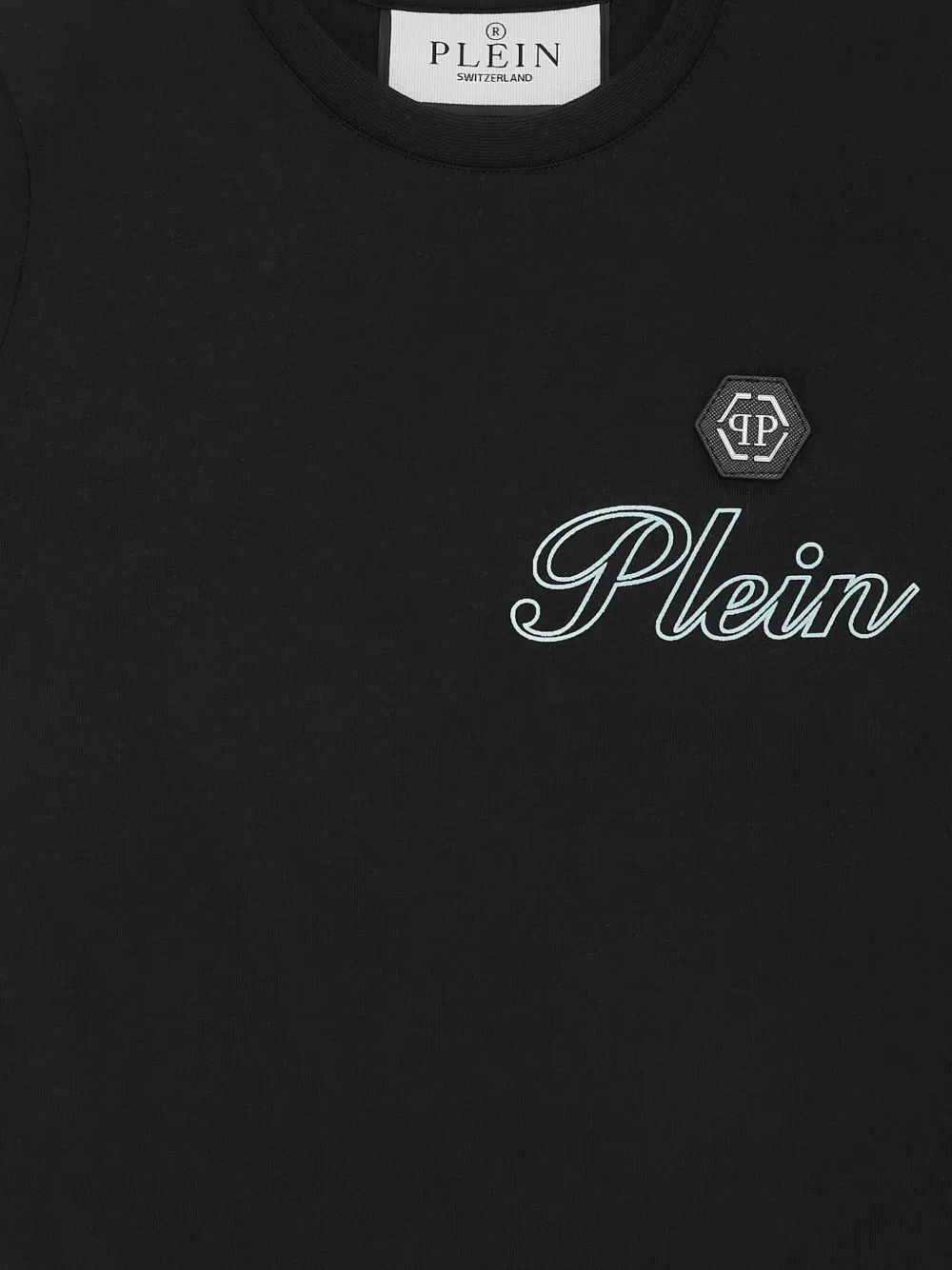 Хлопковая футболка Philipp Plein, черный — фото 3