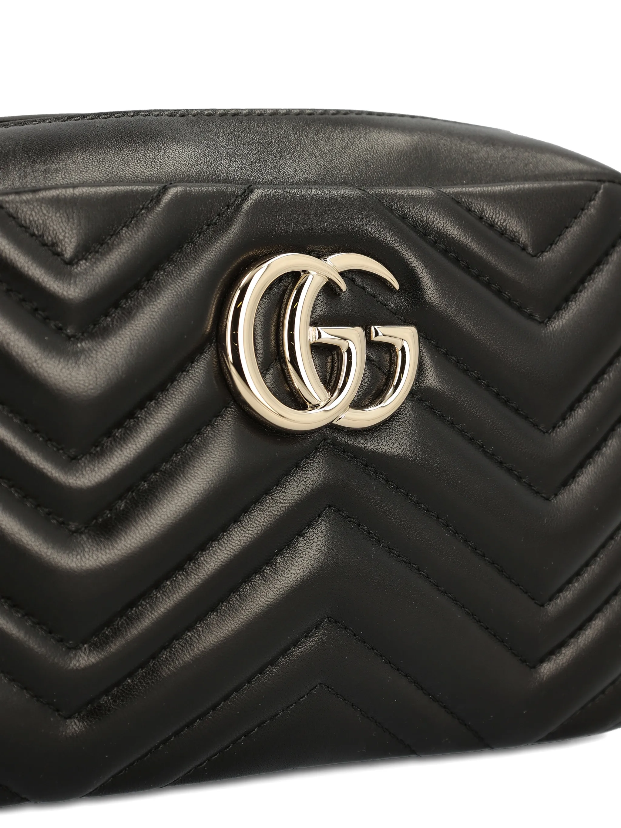Маленькая сумка через плечо GG Marmont Gucci, черный — фото 4