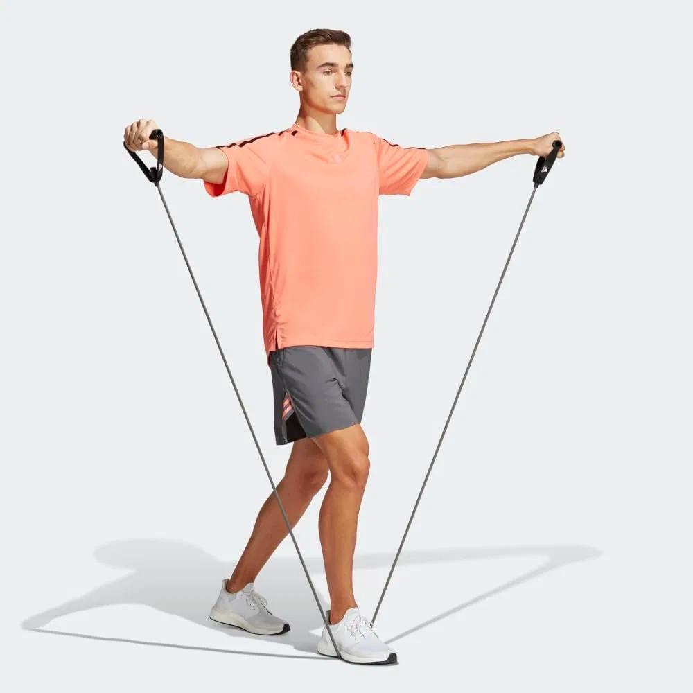 Мужские тренировочные шорты adidas Trainicons с тремя полосками — фото 3