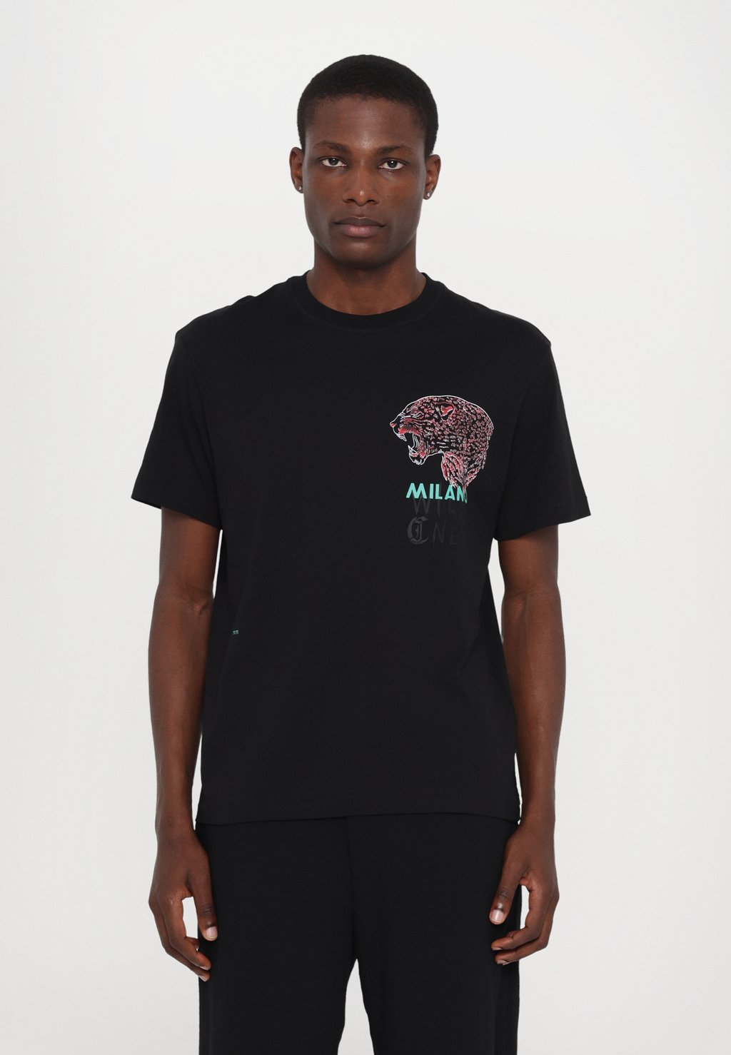 

Футболка с принтом TIGER HEAD Just Cavalli, черный