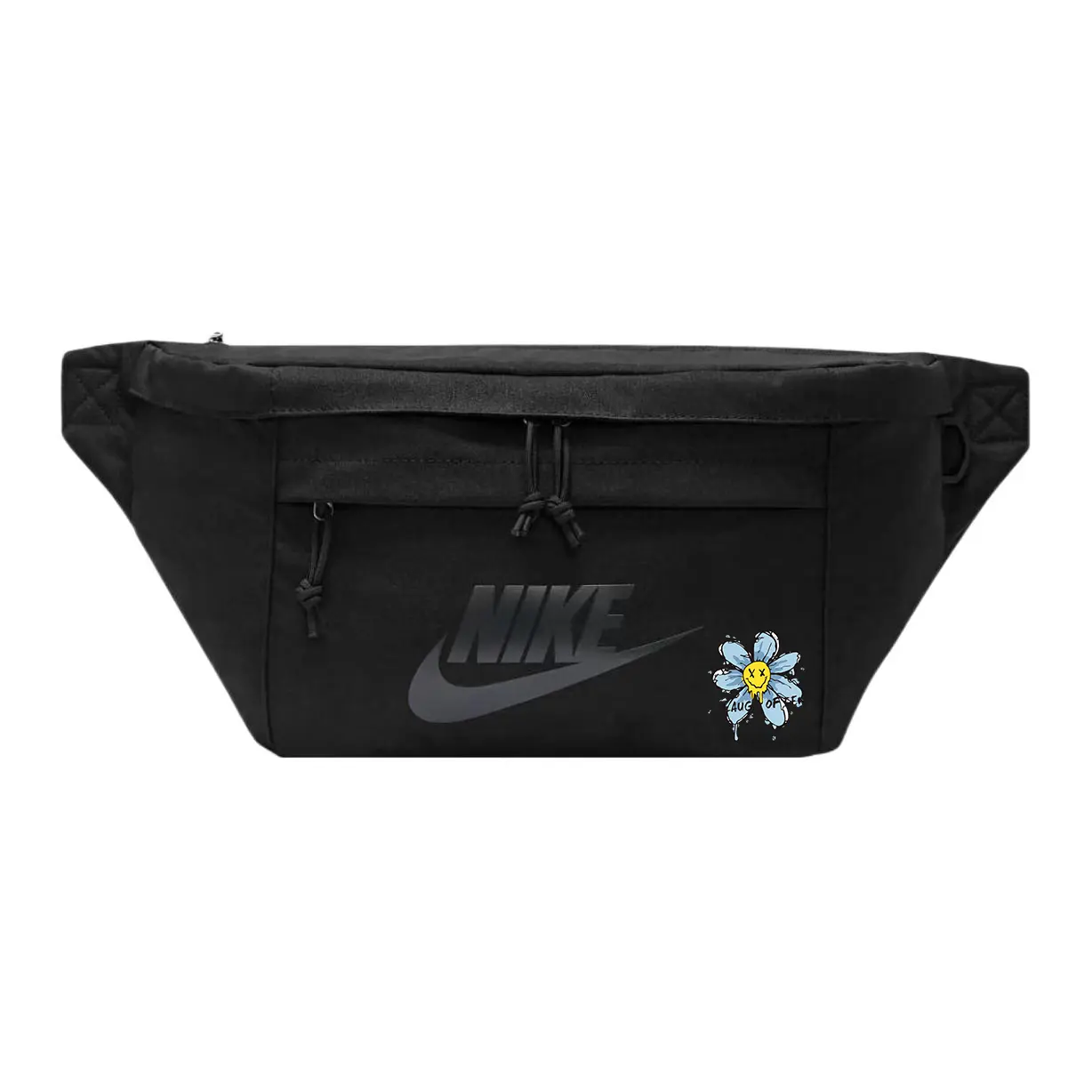 

Nike Тканевая поясная сумка Regular Unisex черная, Flower 1
