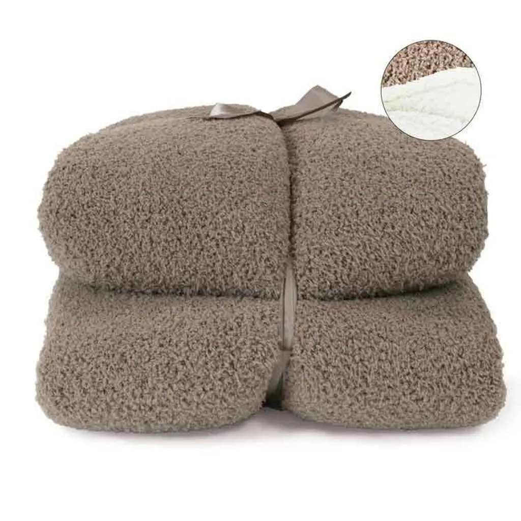 

Плед Unique Living, серо-коричневый