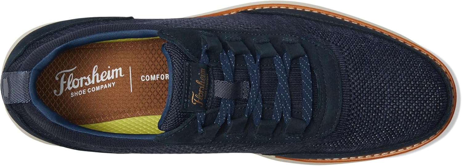Мужские слипоны Florsheim Launch Knit с эластичной шнуровкой, темно-синий — фото 2