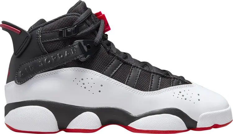 

Кроссовки Jordan 6 Rings GS 'Black Varsity Red', черный