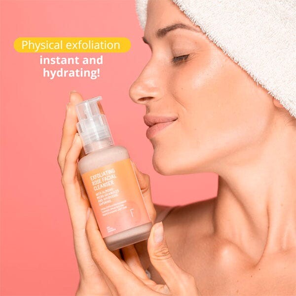 Средство для снятия макияжа Freshly Cosmetics — Отшелушивающее очищающее средство для лица с розой, 100 мл — фото 4