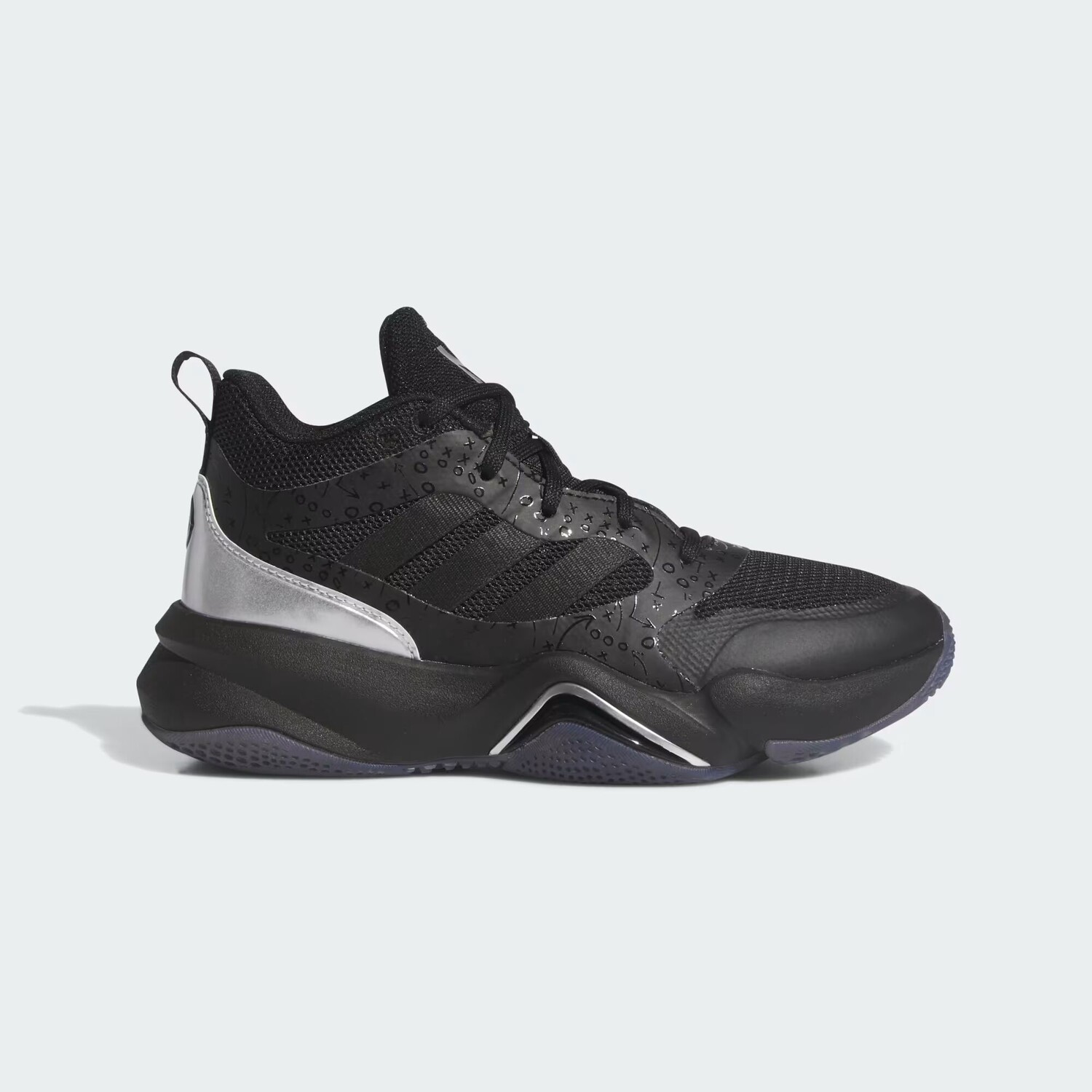 

Кроссовки для тренировок по газону Mahomes 2 Impact FLX Adidas, цвет Core Black/Core Black/Silver Metallic