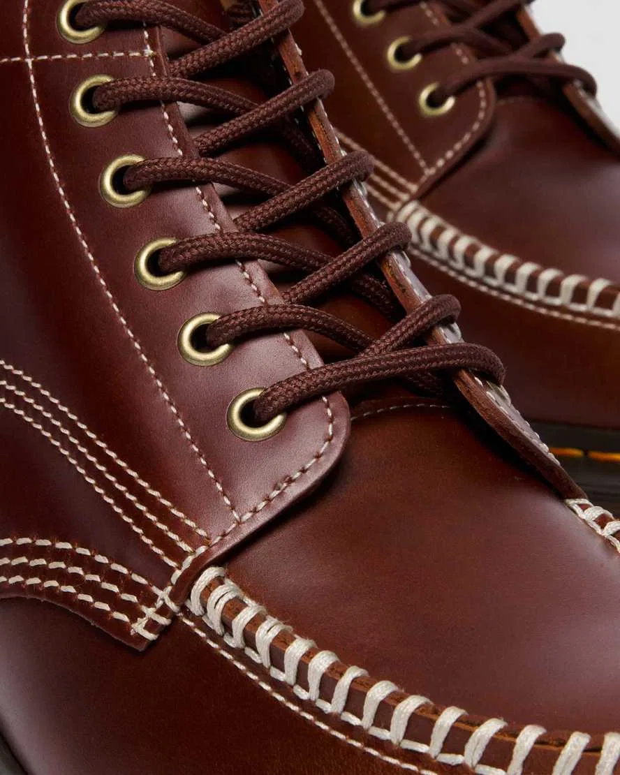Кожаные сапоги-ботфорты Lowell Chukka с мокасиновым носком Dr Martens, черный — фото 3