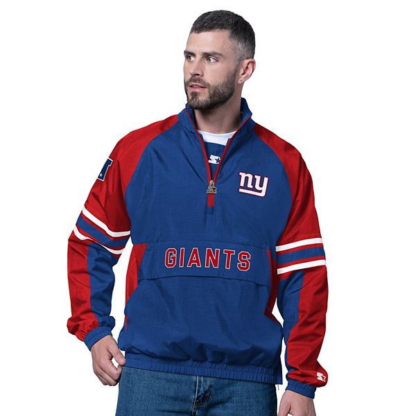 

Мужской свитер-полузип royal new york giants prospect Starter