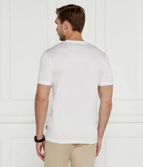 Футболка H-Tessler slim fit Boss, белый — фото 3