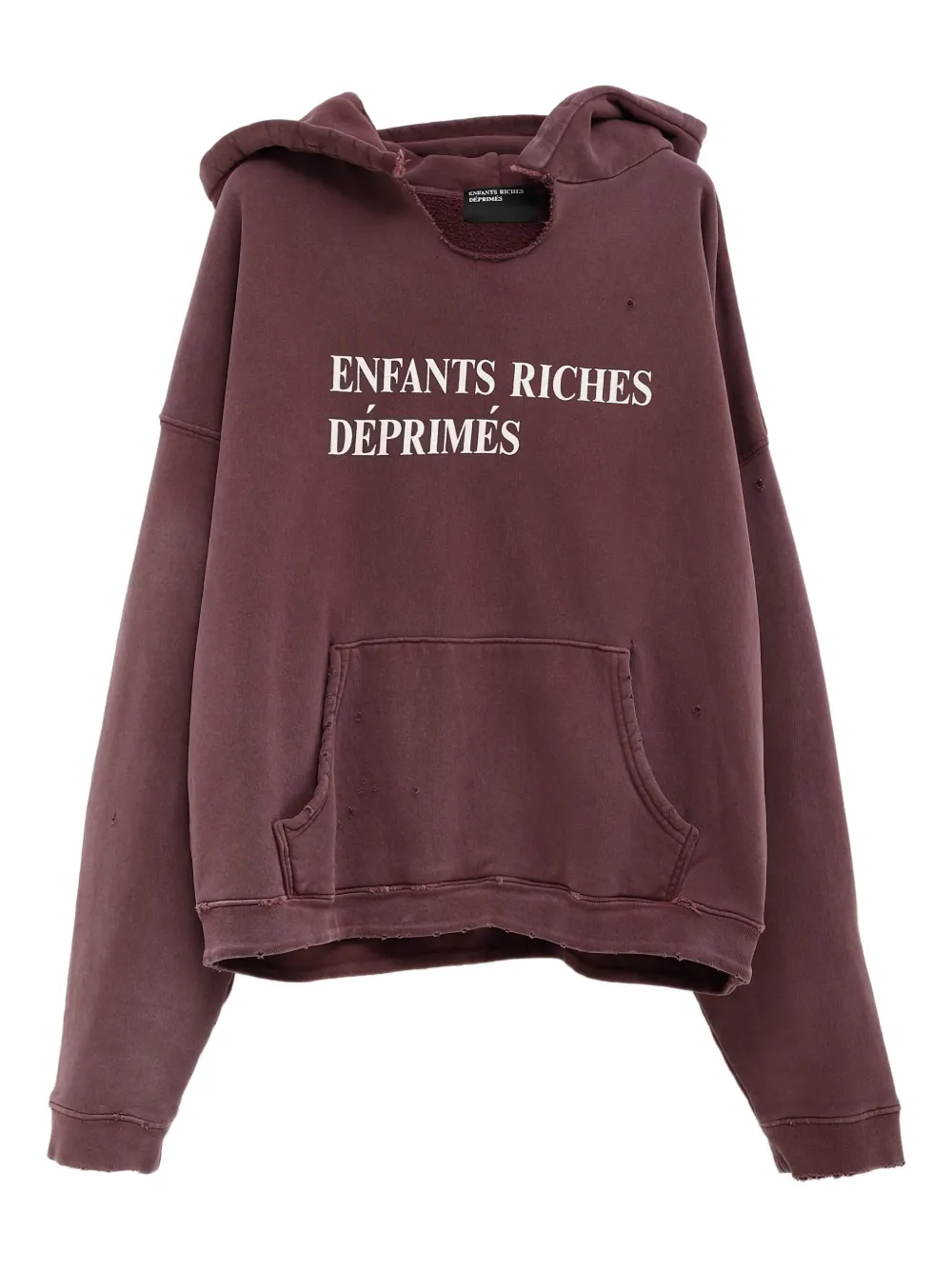 

Толстовка с логотипом и эффектом потертости Enfants Riches Déprimés, красный