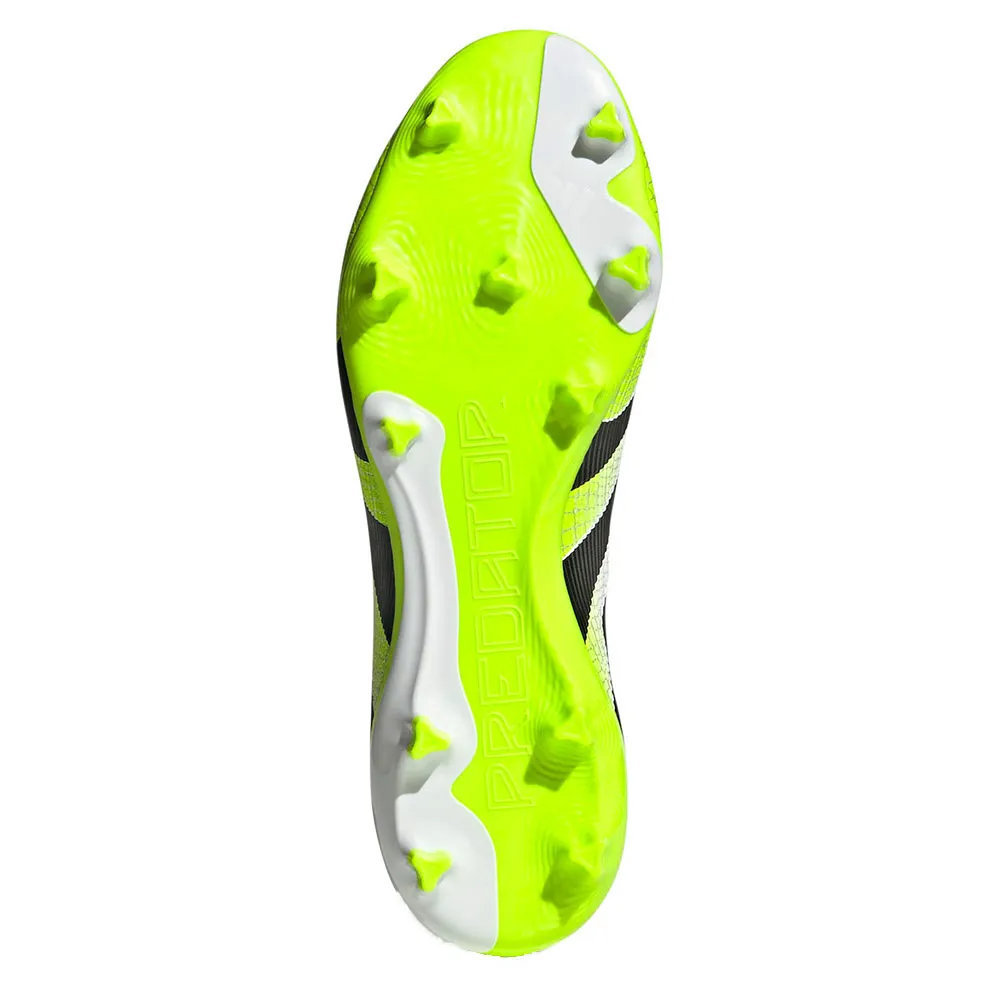 Футбольные бутсы adidas Predator League Laceless FG/MG, белый — фото 2