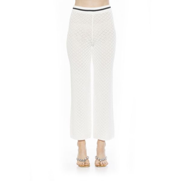 

Женские широкие трикотажные брюки «кора» Alexia Admor, белый
