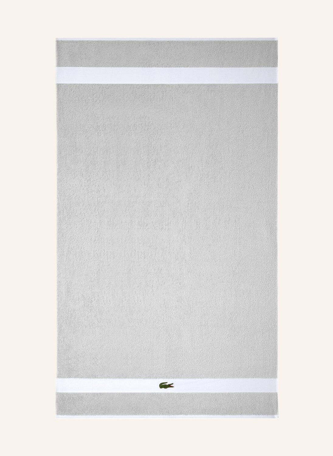 

Банное полотенце l casual Lacoste, серый