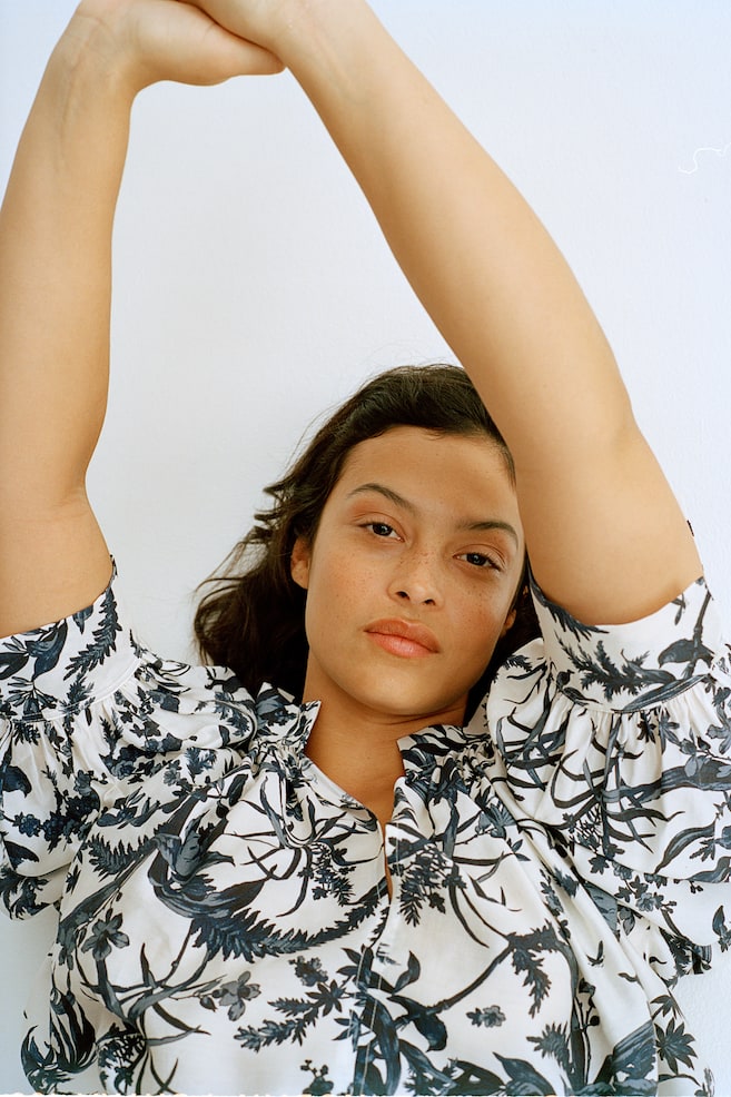 

Блузка большого размера H&M, мультиколор
