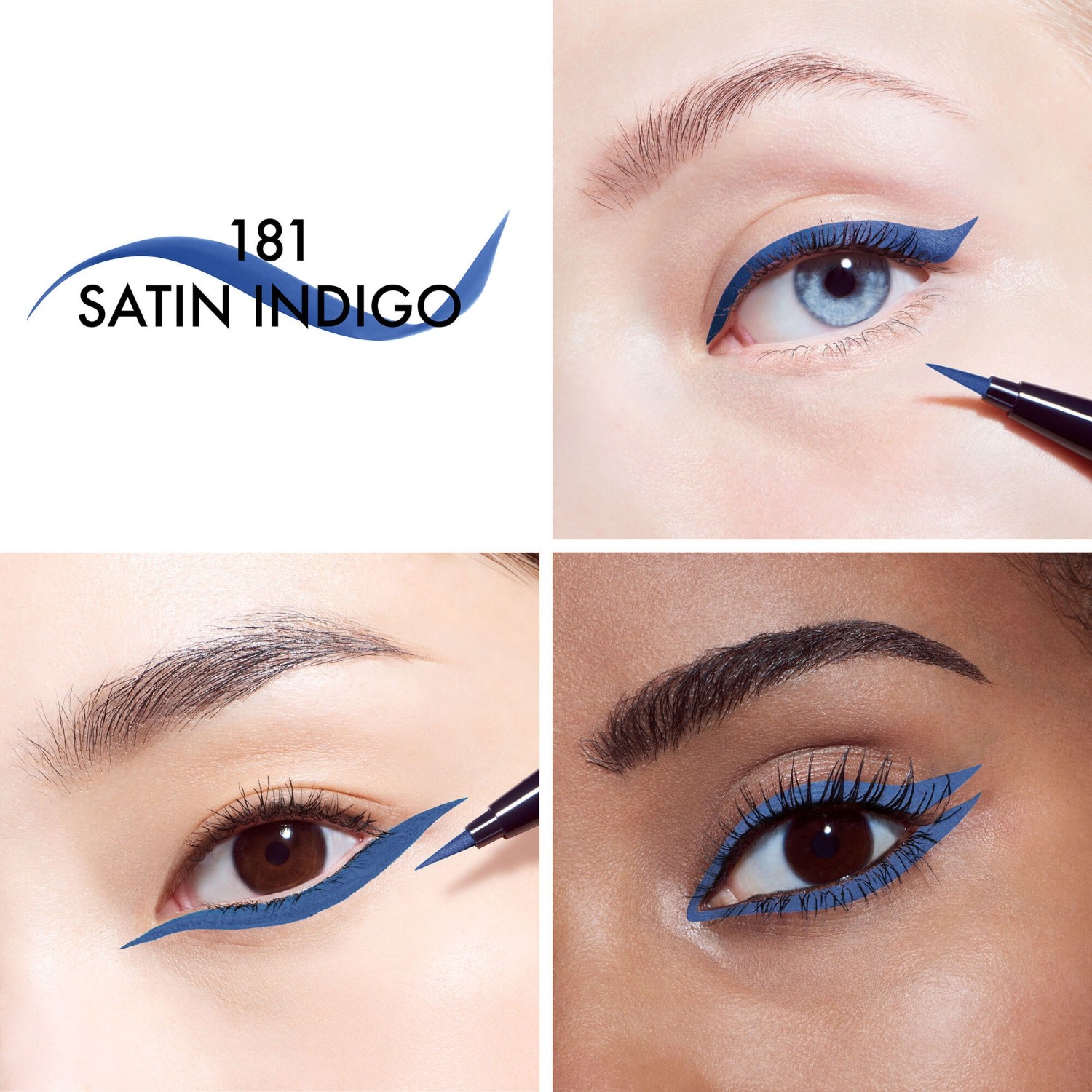 Подводка для глаз diorshow liquid liner Dior, 181 satin indigo, объем 0.55 мл — фото 2