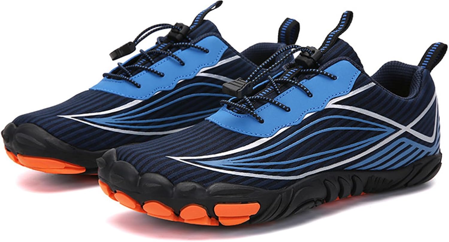 

Мужские походные ботинки, обувь для ходьбы, быстросохнущие нескользящие спортивные ботинки для ходьбы, кроссовки для кросс-тренинга для мужчин Generic, синий