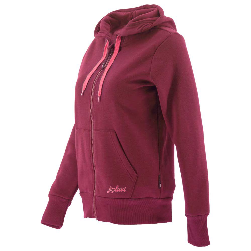 

Толстовка Joluvi Hoodie Full Zip, красный