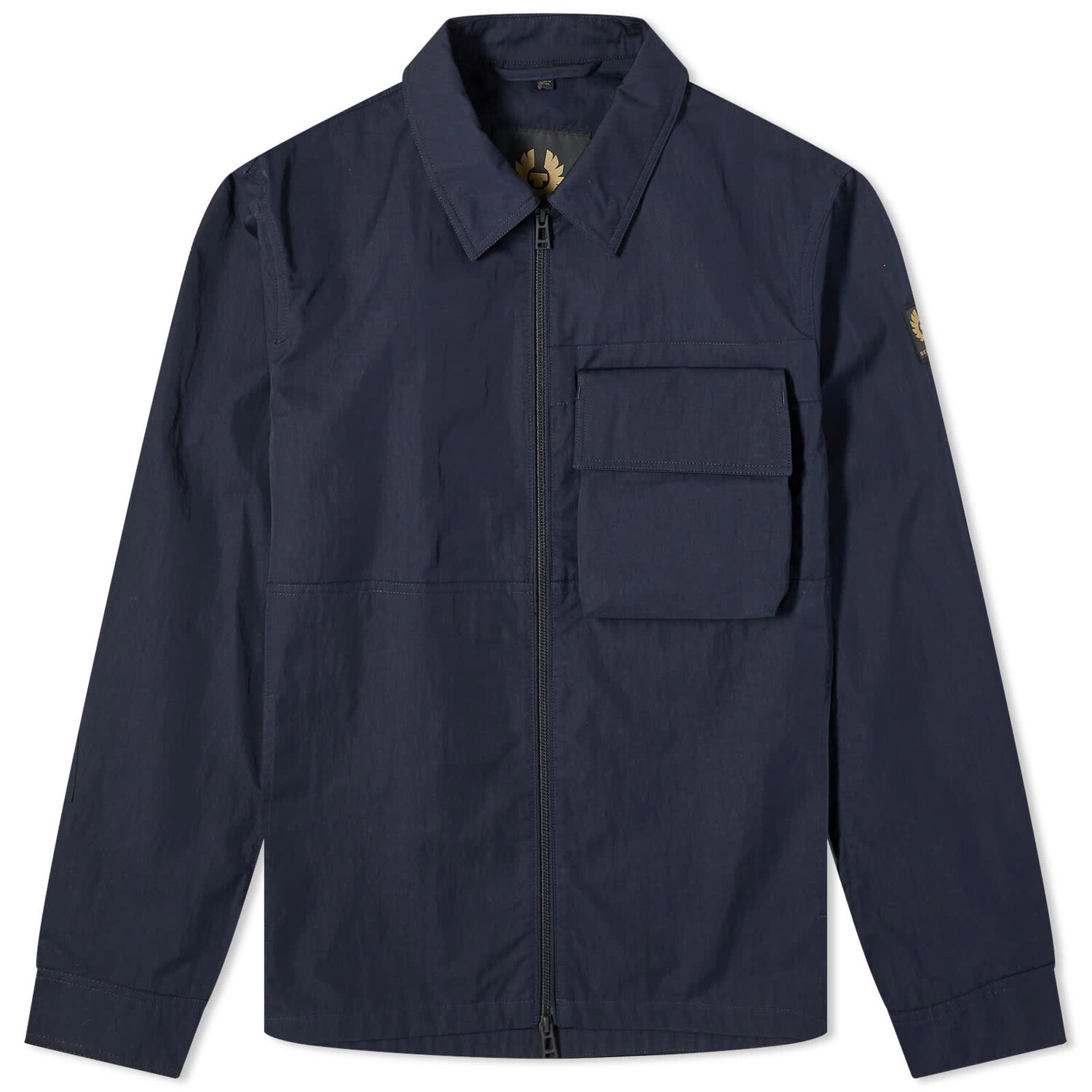 

Рубашка Belstaff Runner Gabardine Overshirt, цвет Dark Ink