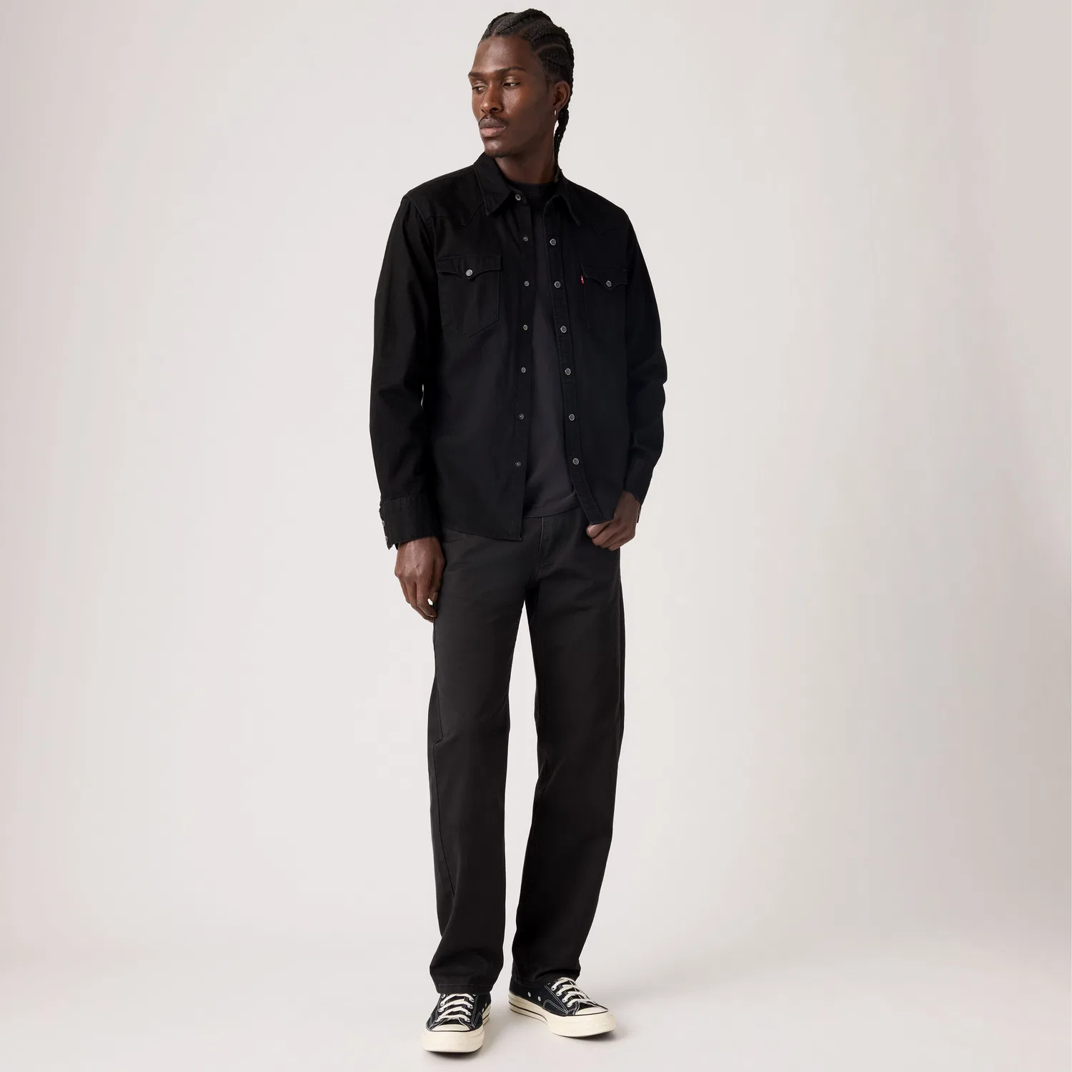 Мужские джинсы 505 Regular Authentic Soft Levi's, Black