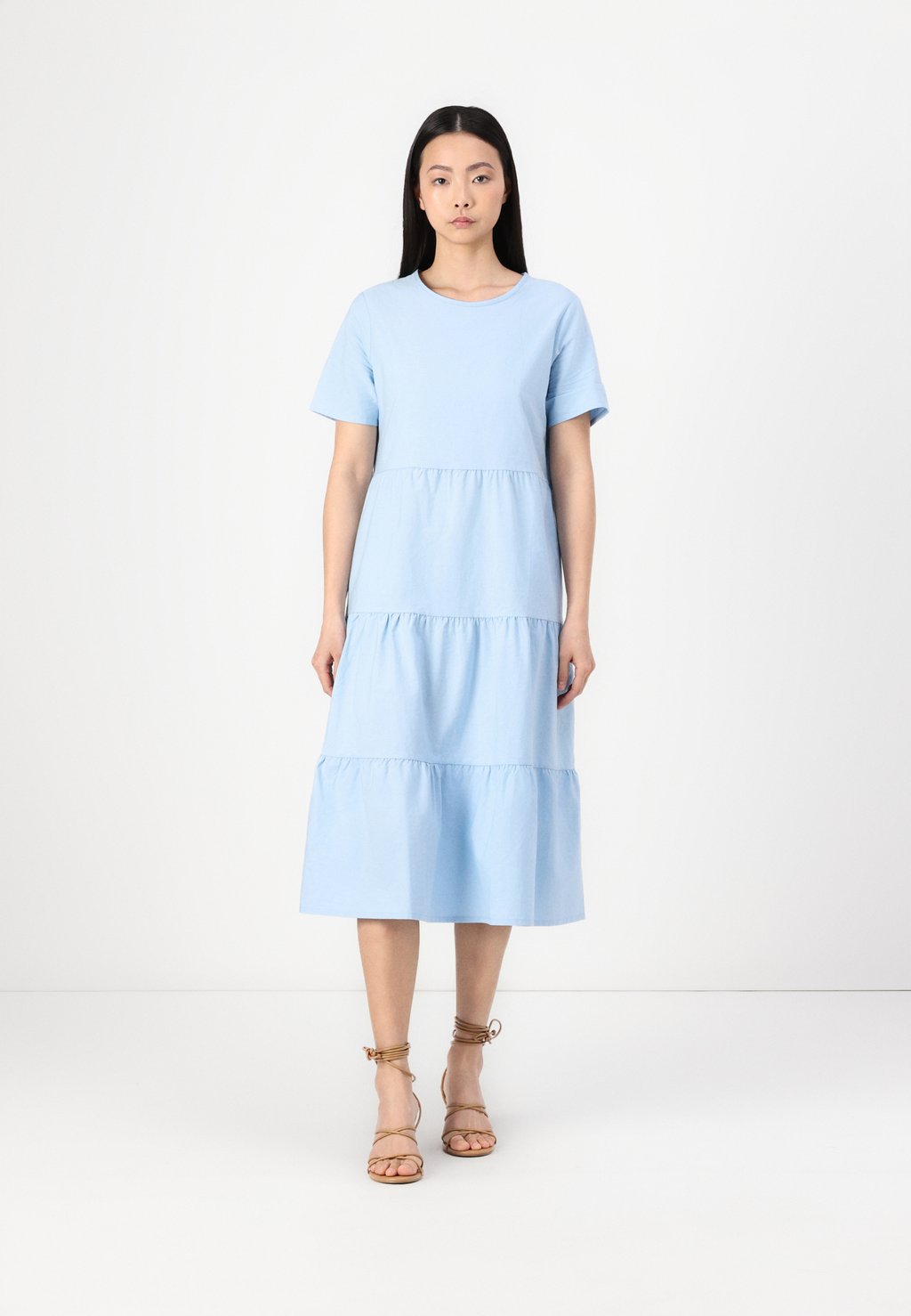 

Повседневное платье NMCAROLINE DRESS POCKETS PARIS Noisy May, светло-голубой
