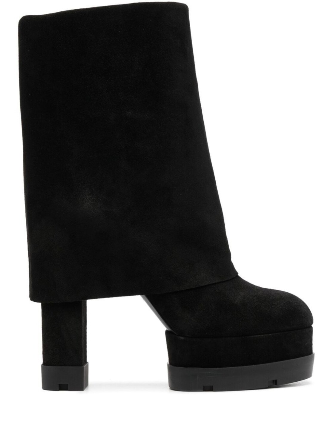 Casadei сапоги на платформе, черный