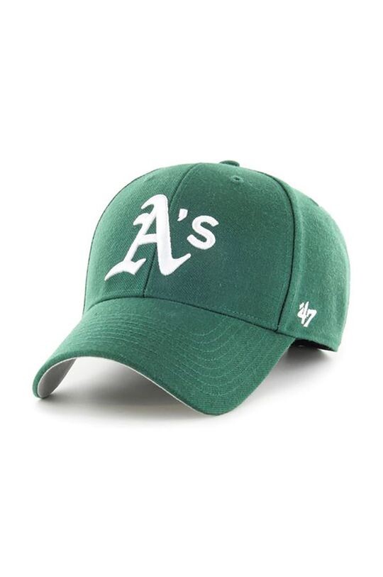 

Кепка MLB Oakland Athletics из смесовой шерсти 47brand, зеленый