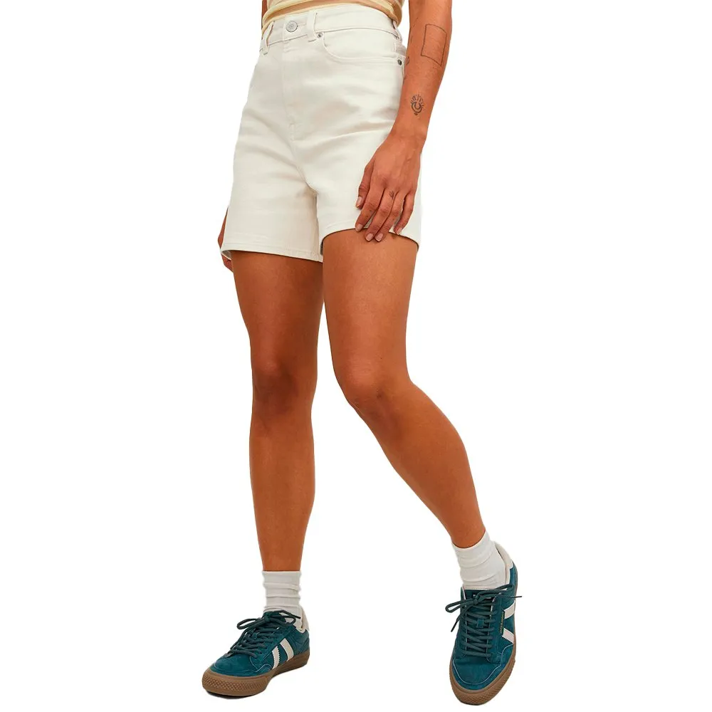 

Шорты Jack & Jones Aja Pnt JJXX high waist, бежевый