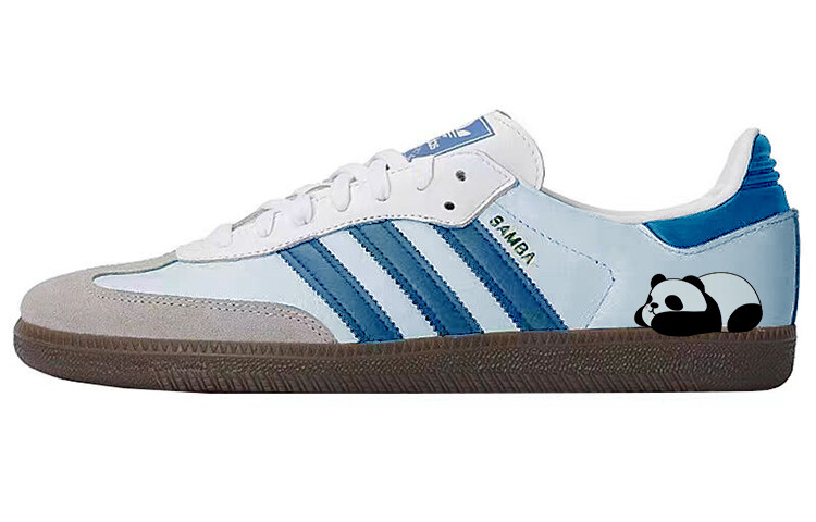 

Кроссовки adidas originals SAMBA OG Skateboarding Shoes Unisex Low-top Blue/white, синий