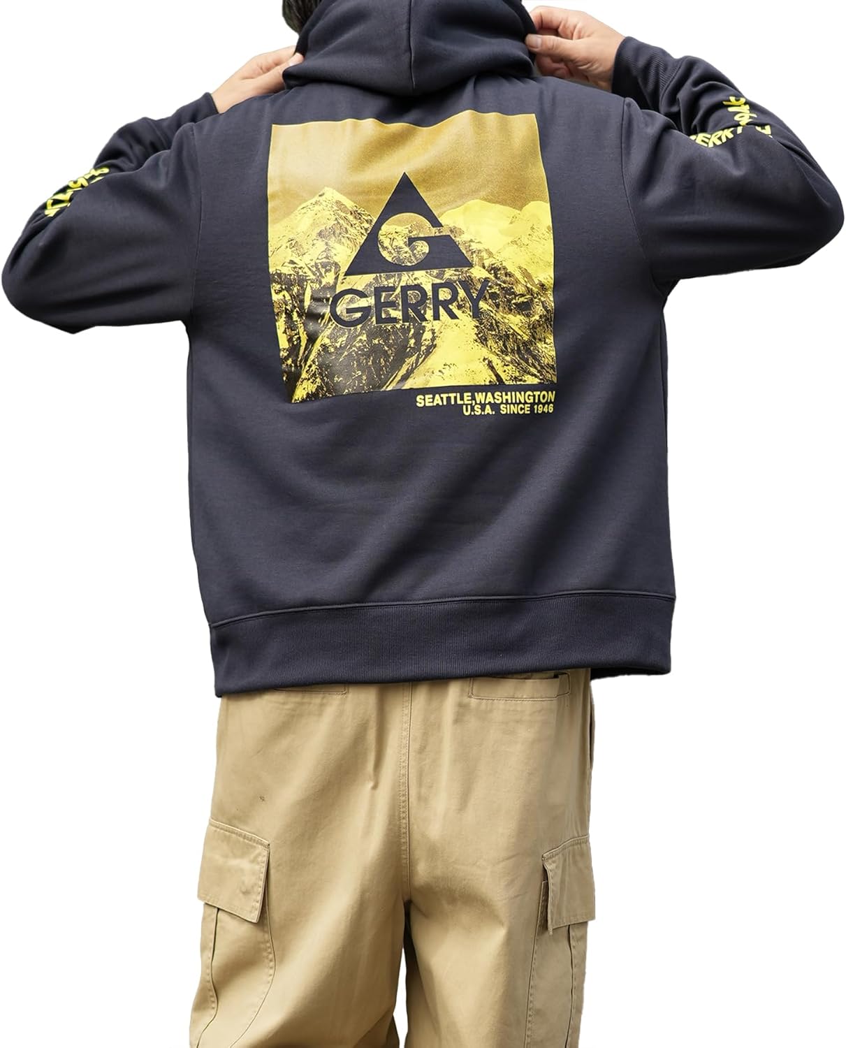 

Мужская толстовка с капюшоном Inprobes, GERRY, с неоновой надписью, логотипом MT Square, на флисовой подкладке Improves, темно-синий